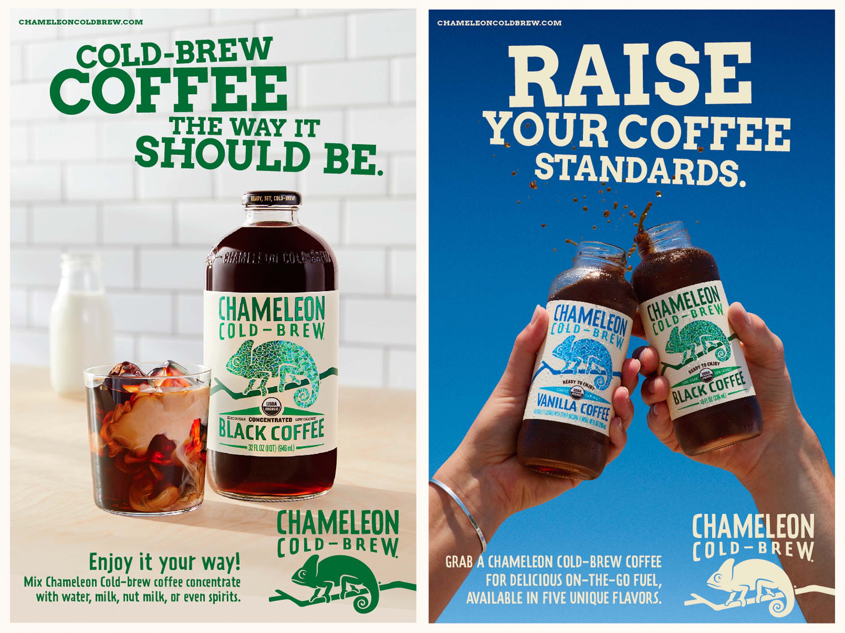 Chameleon Coffee Posters