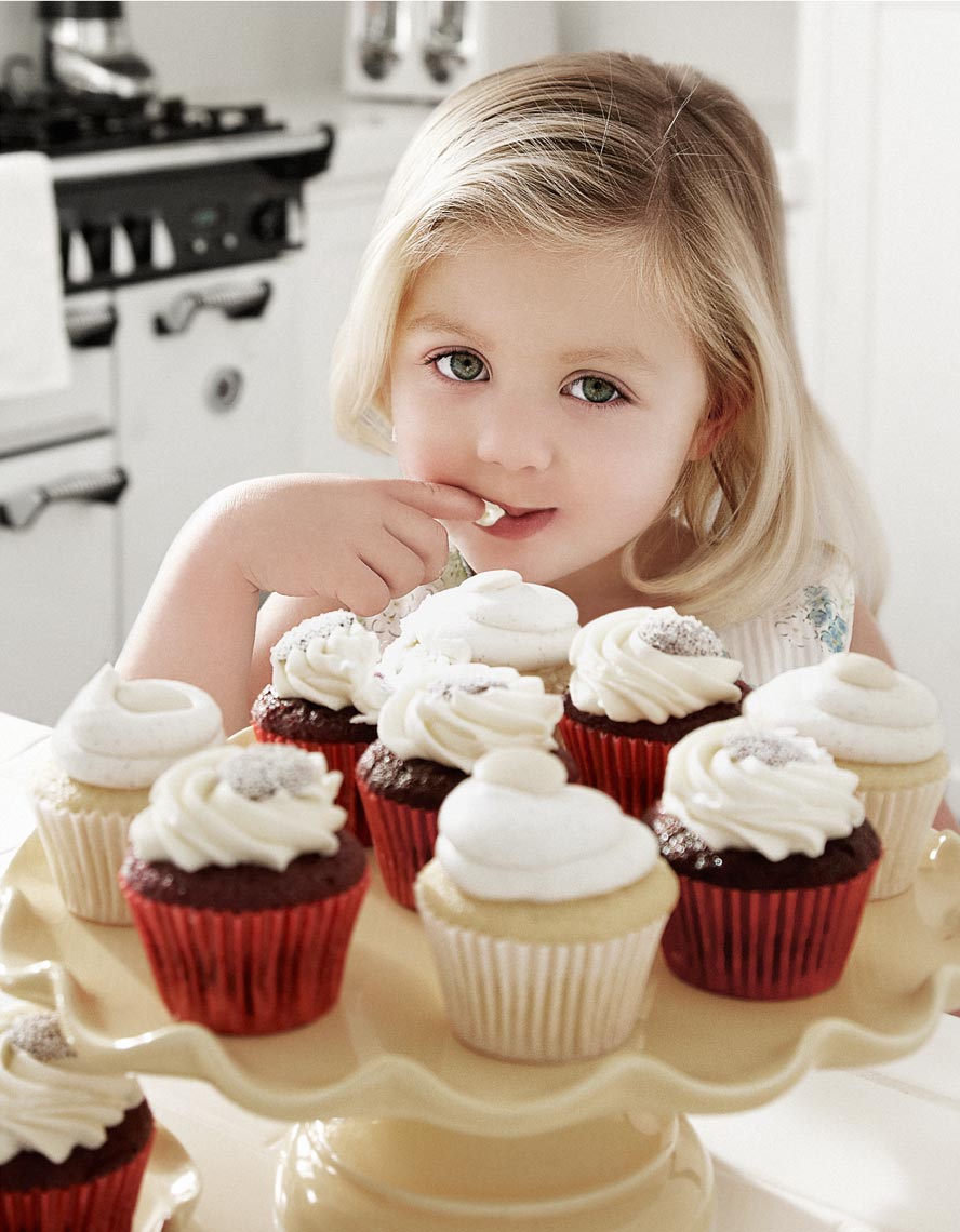 Child with Cupcakes 