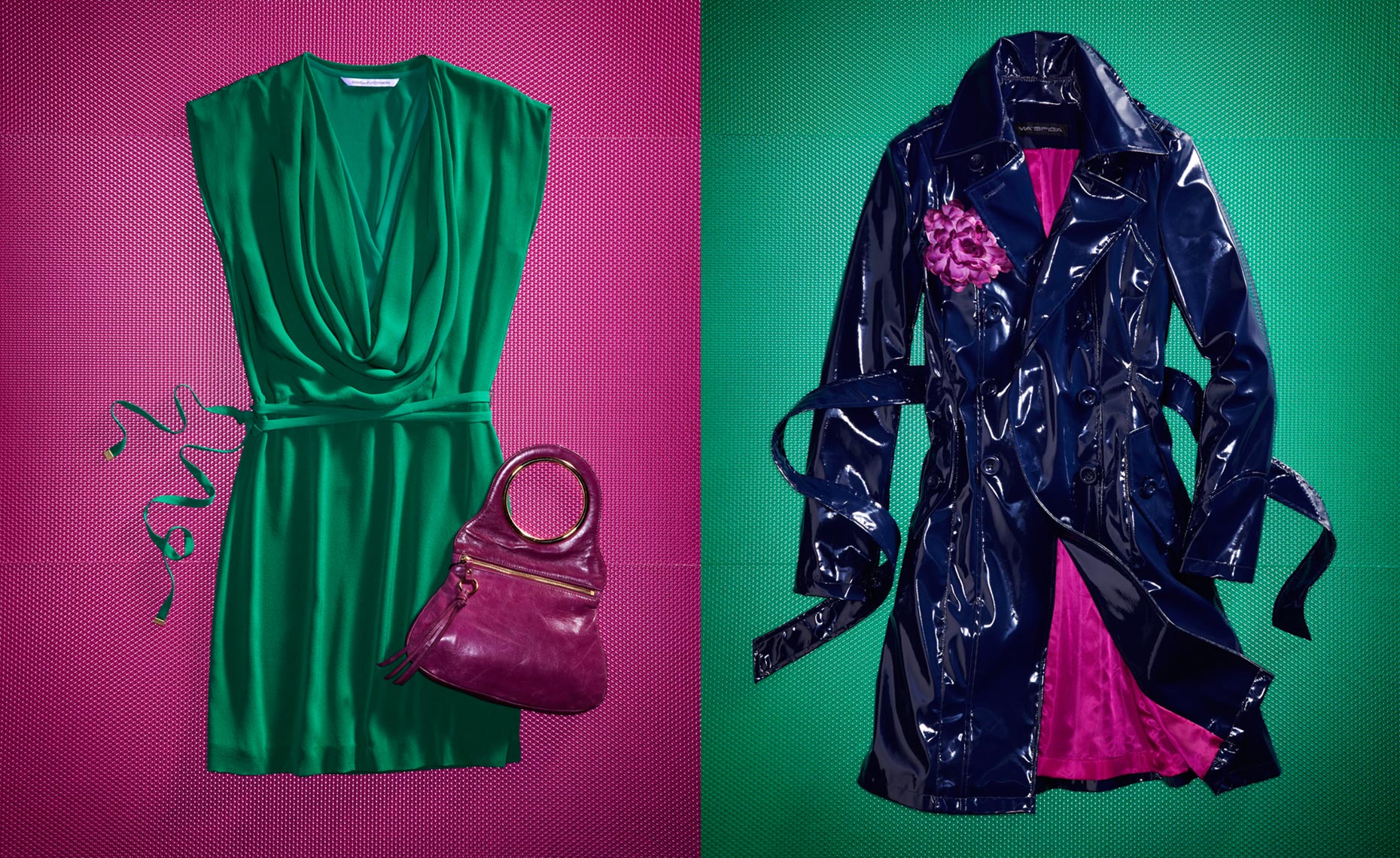 Green Dress and Jacket