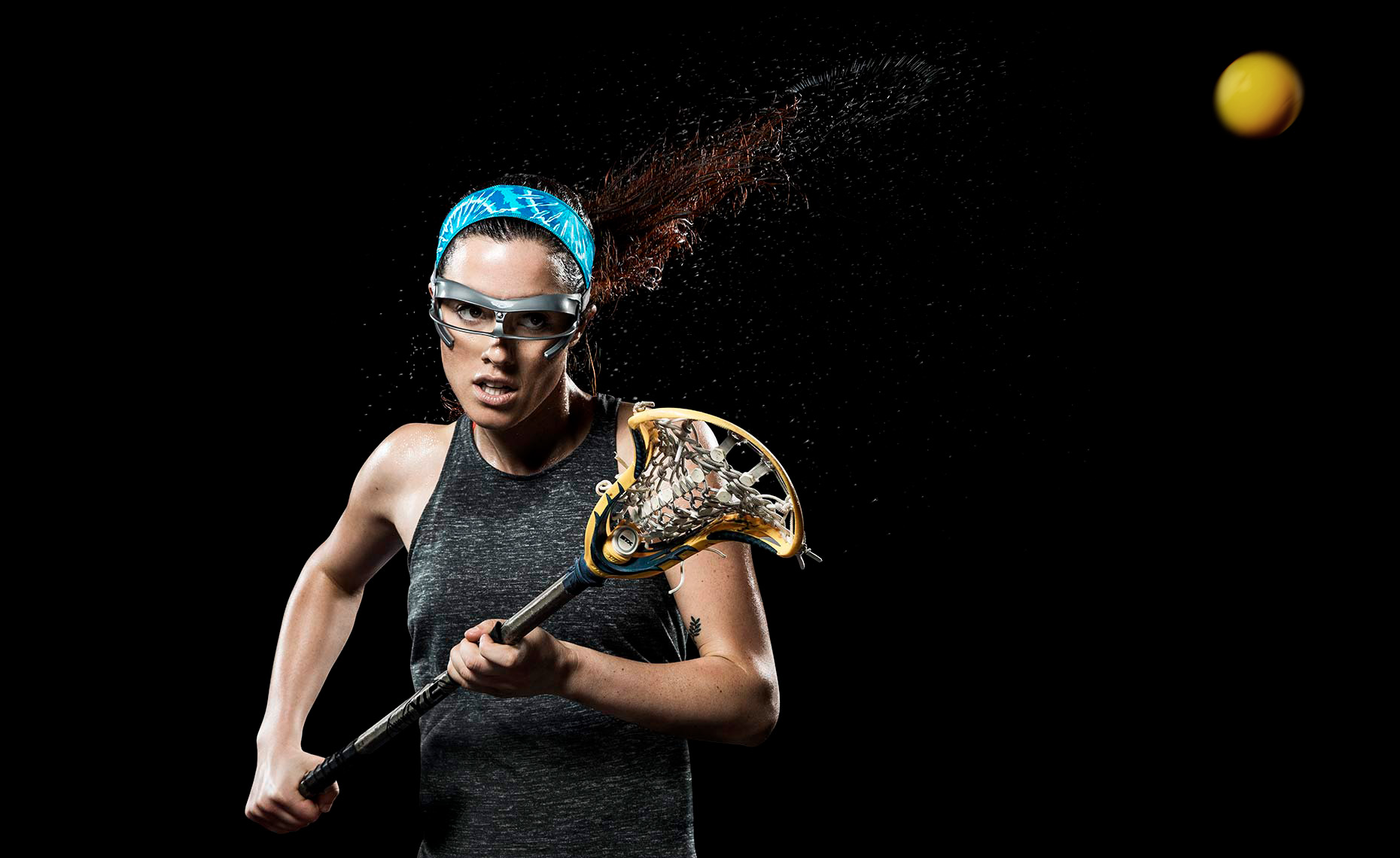 Female Lacrosse Player